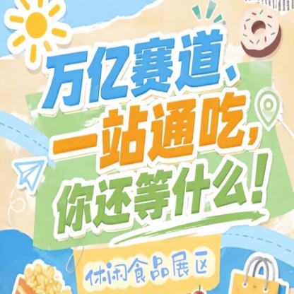 展会全域汇聚30万+*优质采购商，2026南京秋糖休闲食品展区年度收官级商贸盛会